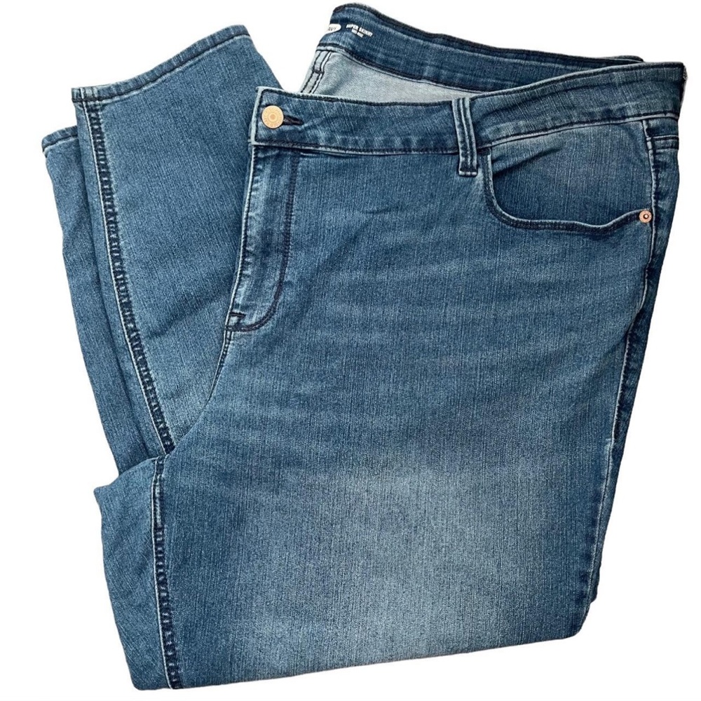 Old Navy Dark Mid-Rise Super Skinny Jeans
